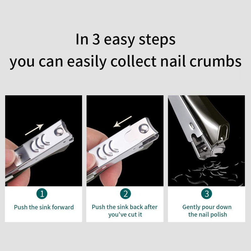 BEOK Nail Clippers,Stainless Steel Fingernail Clippers for Thick Nails Cutter For Ingrown Manicure,Pedicure,Men & Women Big - BeesActive Australia