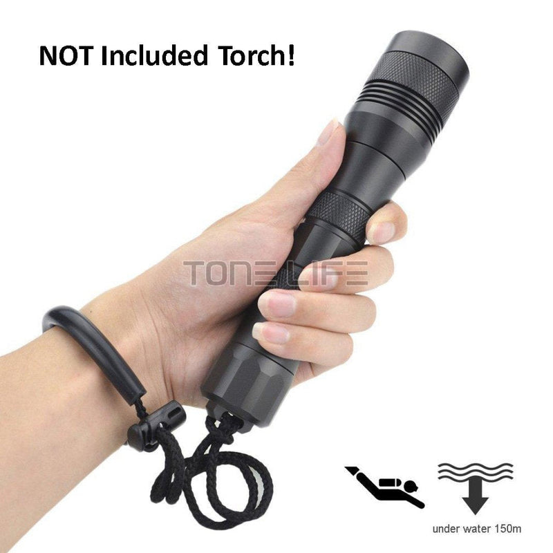 TONELIFE (Pack of 2pcs Locking Wrist Lanyard Safe Straps Safety Rope Wrist Cable for Connect Scuba Diving Lights,Camera,BCD,Speargun etc,Waterproof Camera Float Hand Lanyard,Wrist Lanyard Strap - BeesActive Australia