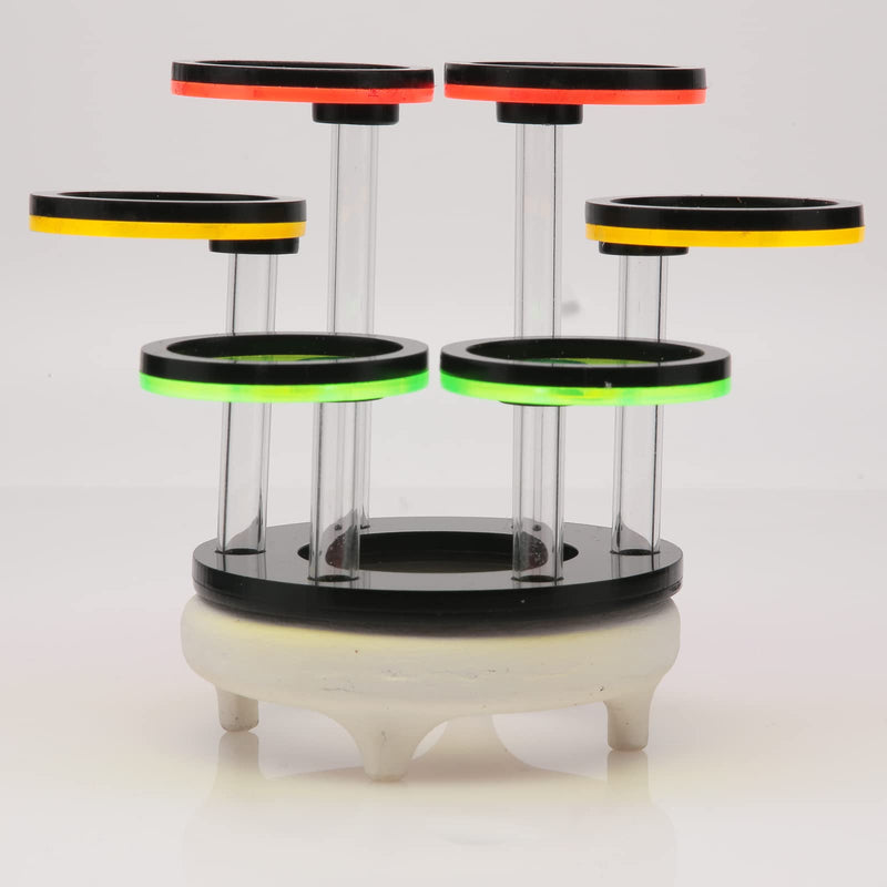 Coral Frag Rack Fluorescent Coral Frag Plug Sand Holder Marine Reef Aquarium Spare Parts Cultivating Live Cora (6 Plug) 6 Plug - BeesActive Australia