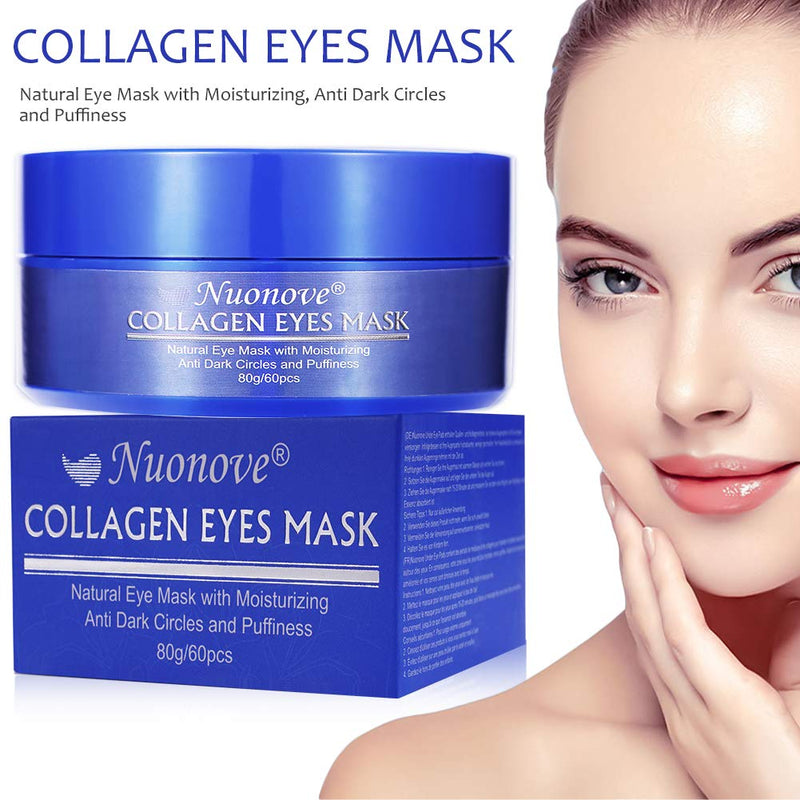 Under Eye Mask, Collagen Eye Mask, Under Eye Patches, Eye Pads, Anti Aging Eye Patches with Collagen, For Brightens & Reducing Wrinkles, Dark Circles, Eye Bags and Puffiness/30 Pairs - BeesActive Australia