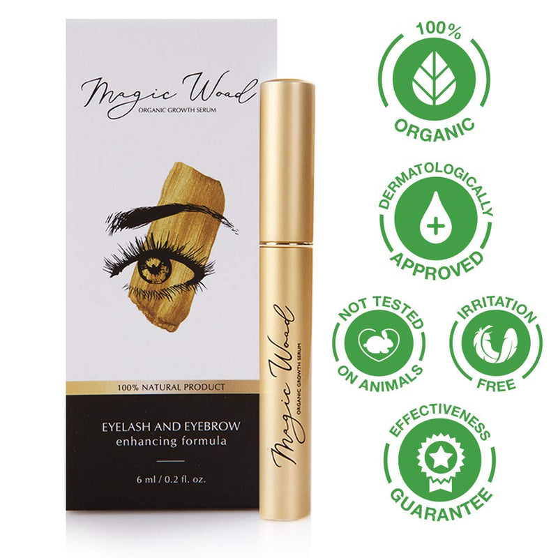 Organic Eyelash and Eyebrow Growth Serum Enhancing Formula - BeesActive Australia