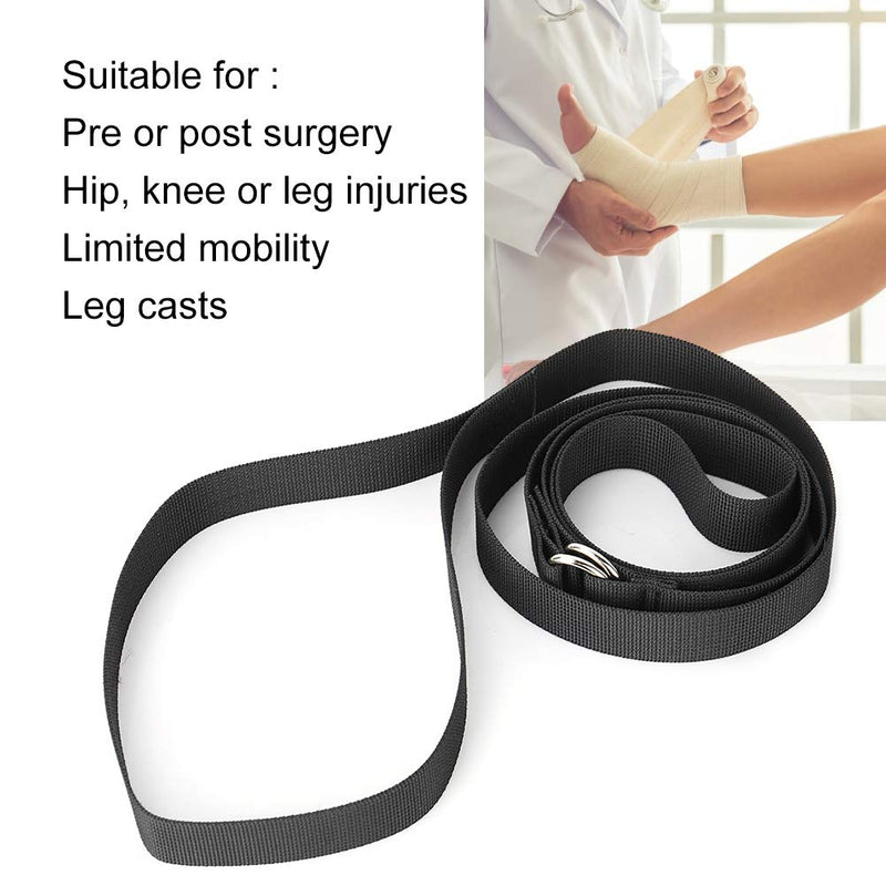 Leg Lifter Strap Foot Rigid Loop Lift for Wheelchair Bed Car, Hip Replacement, Senior & Elderly Mobility Aid Tool - BeesActive Australia