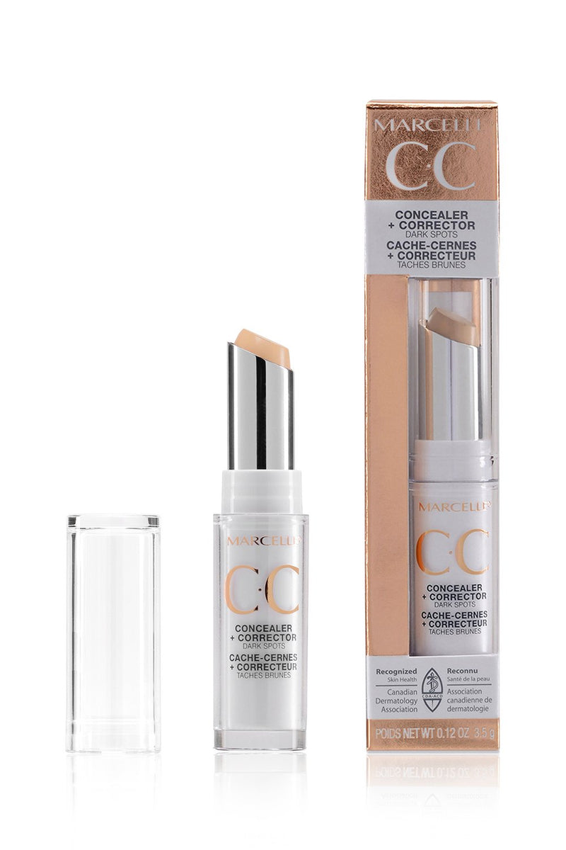 Marcelle CC Concealer + Corrector, Light to Medium, Hypoallergenic and Fragrance-Free, 0.12 oz - BeesActive Australia