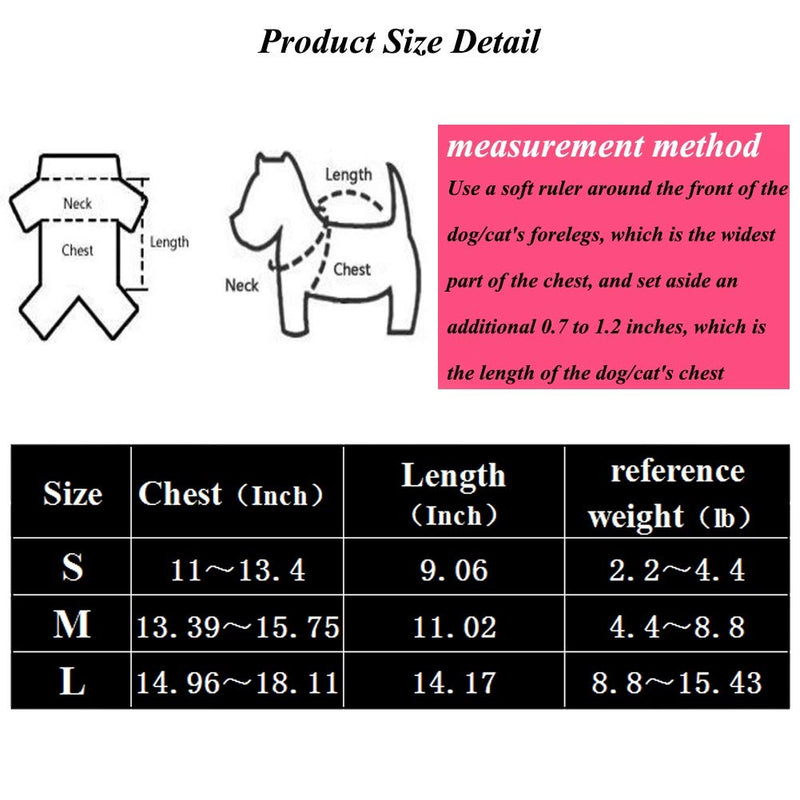 Coppthinktu Cat Recovery Suit for Abdominal Wounds or Skin Diseases, Breathable E-Collar Alternative for Cats and Dogs, After Surgery Wear Anti Licking Wounds Medium Pink - BeesActive Australia
