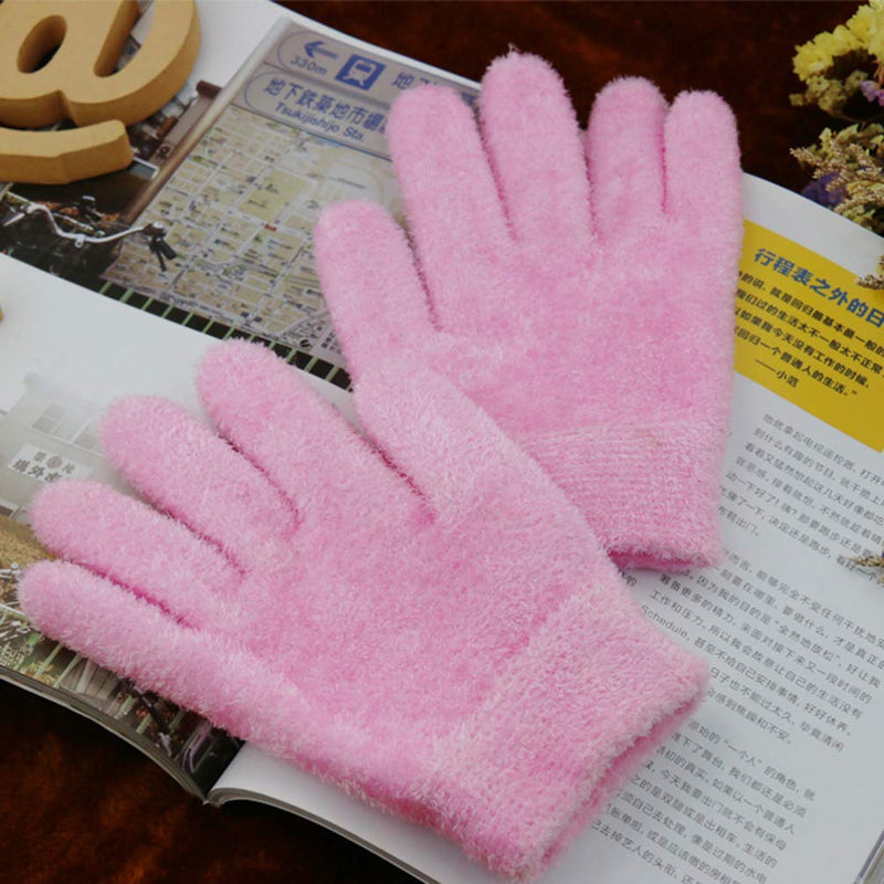 Lurrose 2 Pairs Spa Gloves Beauty Infused Gel Moisturizing Essential Oil Softening Gloves Socks Cracked Hands - BeesActive Australia