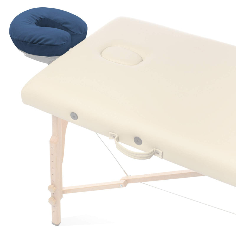 Saloniture 4-Pack Premium Microfiber Face Cradle Covers - Ultra Soft Fitted Massage Table Cradle Cover - Navy Blue - BeesActive Australia
