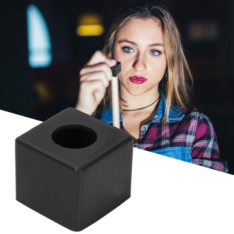 [AUSTRALIA] - Zer one Durable Chalk Holder Portable Billiards Chalk Pool Cue Chalk Holder Billiards Accessory(Black) 