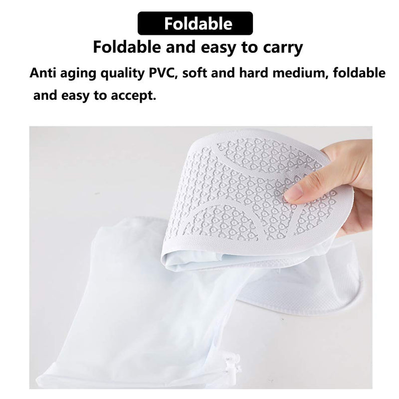 Fnytery Reusable PVC Waterproof Shoe Cover, Transparent Rain and Snow Waterproof Shoe Cover, Suitable for Children, Men and Women Medium - BeesActive Australia