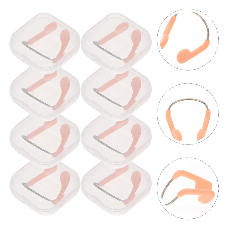 BESPORTBLE Silicone Swimming Nose Clip Waterproof Pool Nose Plugs for Adults Swimming Anti- Choking Showering Bathing Surfing Snorkeling Assorted Color 2 3.4X2.8CM - BeesActive Australia