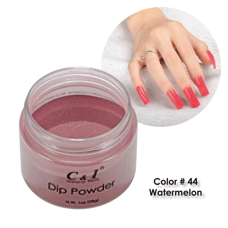 C & I Dip Powder Color No.044 Watermelon Red Color System - BeesActive Australia