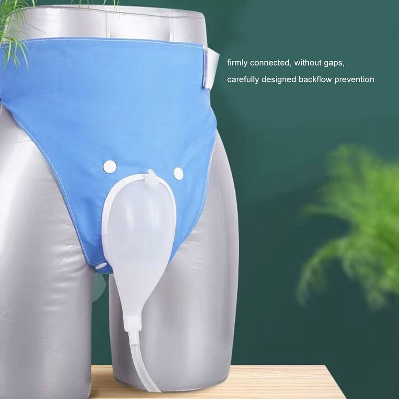 Urinal Bag, Wearable Urine Bag with Pee Catheter Duct 1000ML 2000ML for Men Elderly Urinary Incontinence Bedridden Patients - BeesActive Australia