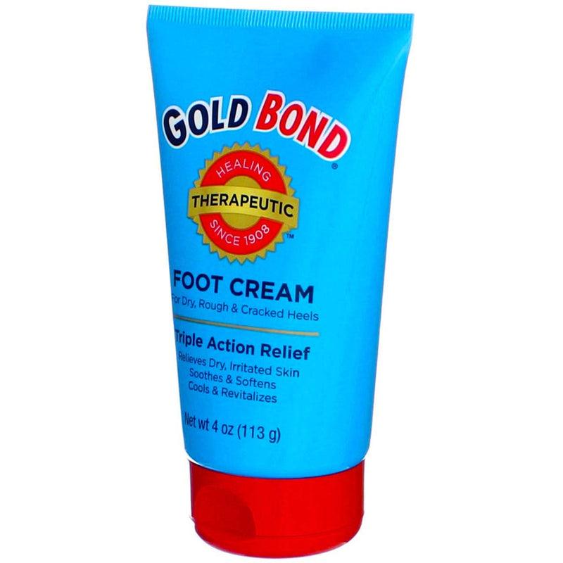 GOLD BOND Therapeutic Foot Cream, 4 Oz (4 Pack) 4 Ounce (4 Pack) - BeesActive Australia