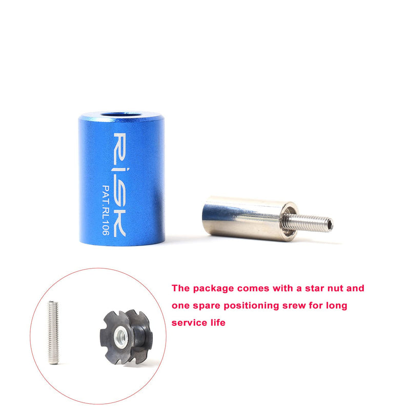 COONIUM Bike Star Nut Setting Tool, Bicycle Fork Setter Installer with Free 1 Star Nut and 1 Spare Positioning Screw for 1 1/8 inch Tube - BeesActive Australia