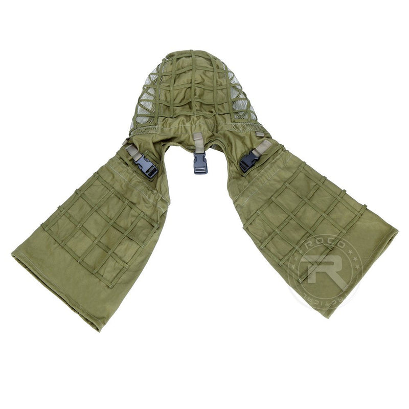 ROCOTACTICAL Tactical Sniper Top Ghillie Base Airsoft Hunting Ghillie Suit Foundation ARMY GREEN - BeesActive Australia