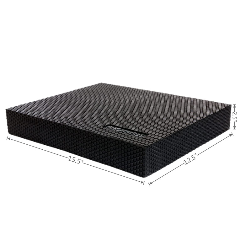 ARCHAEUS Balance Pad,Foam Pad,Foam Balance Pad,Physical Therapy,Knee and Ankle Exercise,Balance Pads for Physical Therapy 15.5"x12.5"x2.5" Black - BeesActive Australia