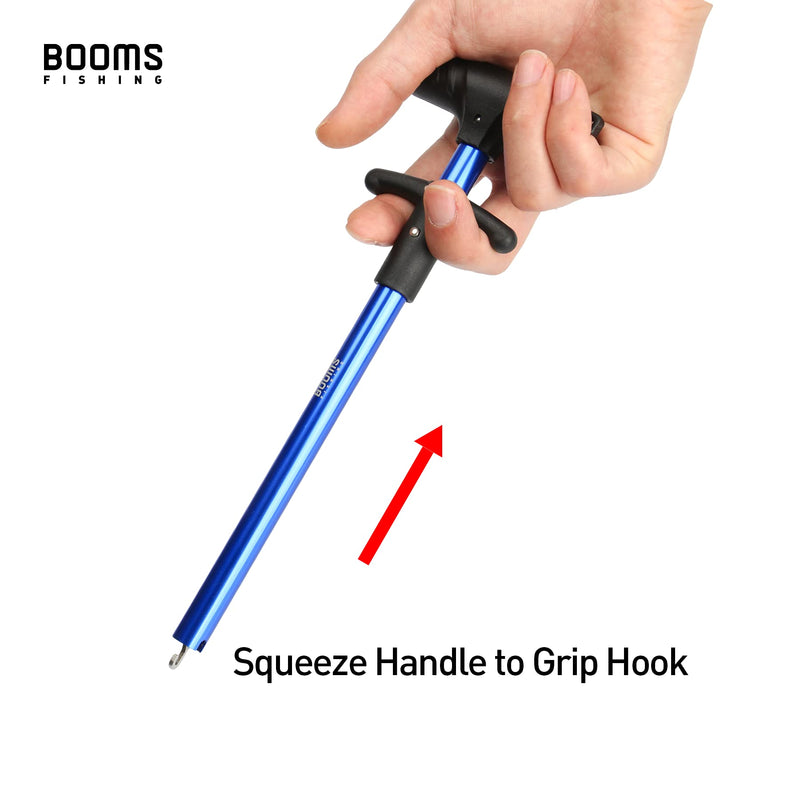 Booms Fishing R2 Hook Remover Squeeze-Out Fish Hook Tools 3 Colors Available 10inches Blue - BeesActive Australia