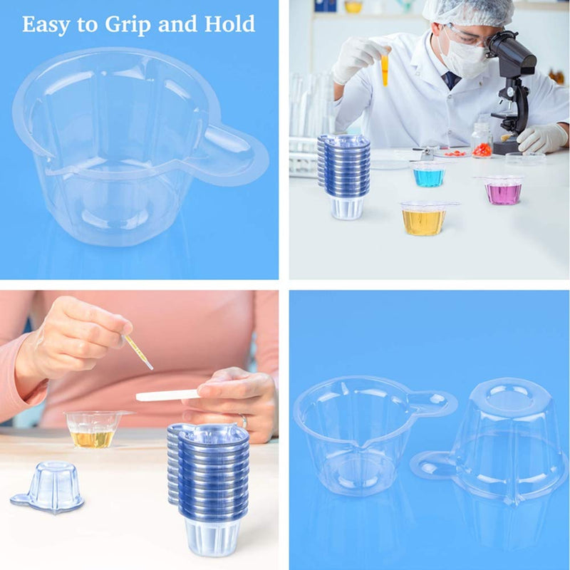200 Pcs Plastic Disposable Urine Collection Cups Plastic Urine Specimen Cups 40ML for Pregnancy Test and Ovulation Test - BeesActive Australia