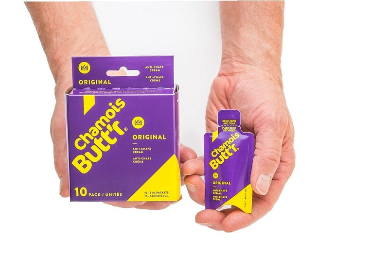 Chamois Butt'r Original Anti-Chafe Cream, 10-pack of 9mL packets - BeesActive Australia