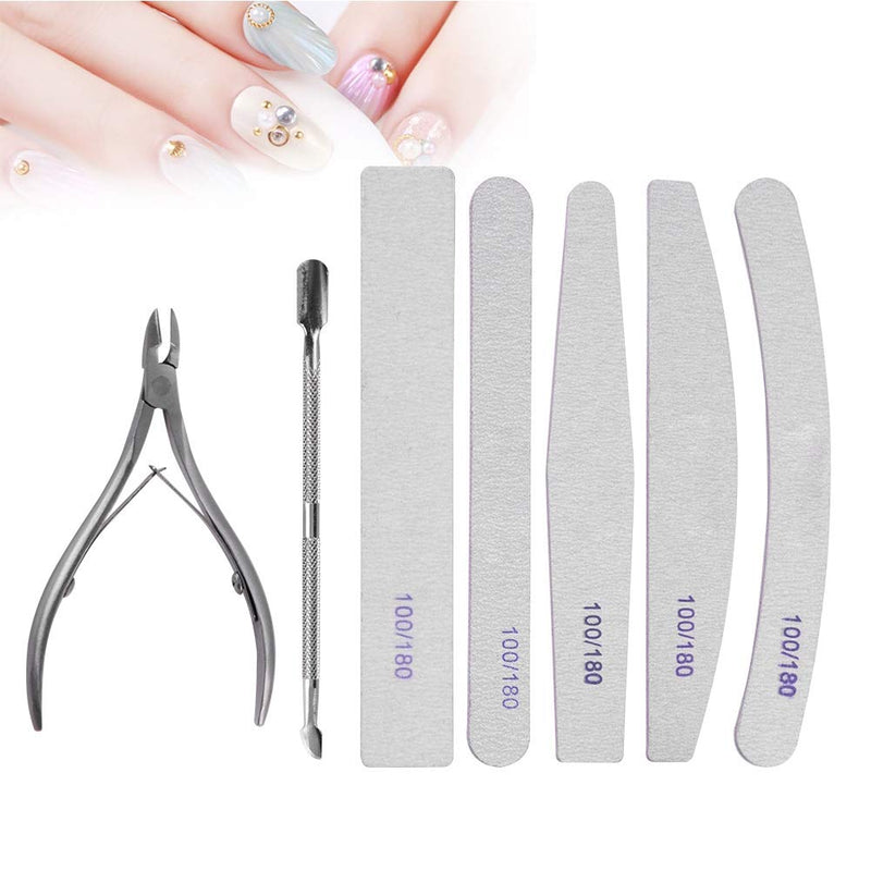 Set Nail Sanding Sponge Files, Nail Polish Buffer Block Manicure Pedicure Tools, Professional Nail Art Tool - BeesActive Australia