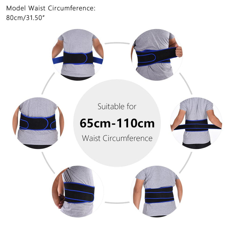 VGEBY Adjustable Breathable Back Waist Support Lumbar Brace Belt Helps Relieve Lower Back Pain - BeesActive Australia
