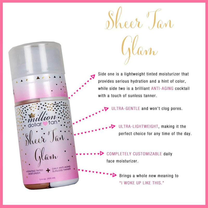 Stay Hydrated and Tan with Sheer Tan Glam Bundle by Million Dollar Tan - BeesActive Australia