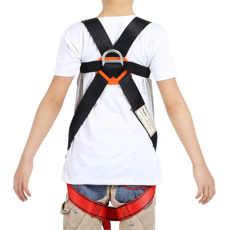 HandAcc Kids Climbing Seat Belts, Youth Climbing Full Body Seat Belts for Outdoor Expanding Training Caving Tree Climbing S(5-8 Age) - BeesActive Australia