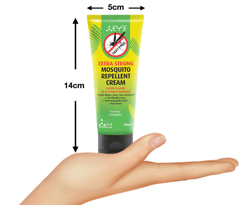 THEYE Tropical Strength Mosquito Repellent Lotion Natural Insect Repellent Cream Preservative & Deet Free 75ml - BeesActive Australia