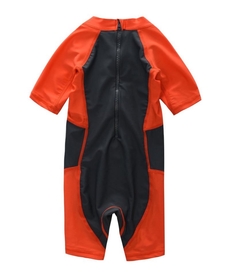 [AUSTRALIA] - M2C X-Manta Boys Girls Swimsuit UPF 50+ UV Sun Protective One-Piece Orange 3T 