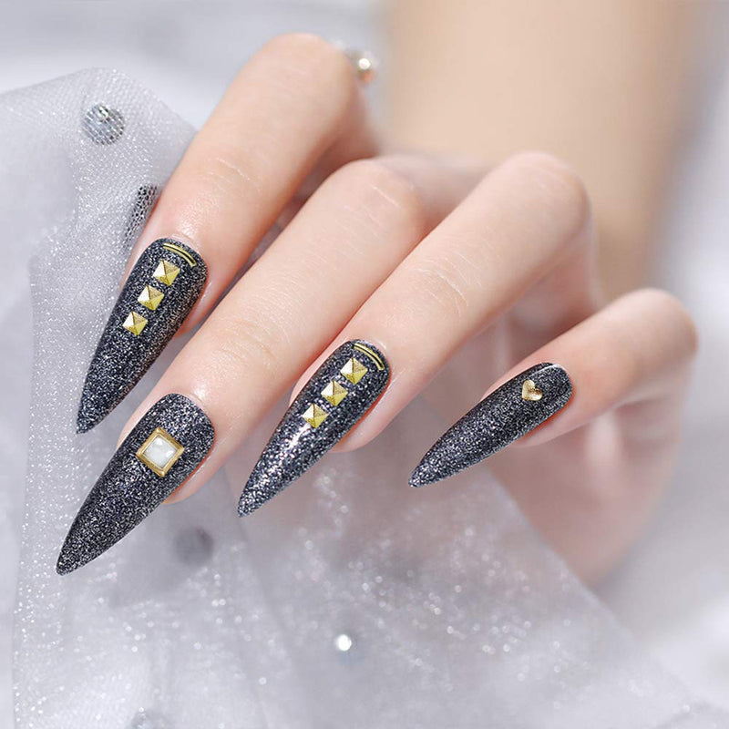 Artdone 12 boxes Nail Rhinestones,Nail Gems Nail Diamonds,Nail Art Studs Nail Crystals Nail Sequins for Nails Kit with 1 Tweezers and 3 Pen for Nail Art Supplies Accessories - BeesActive Australia