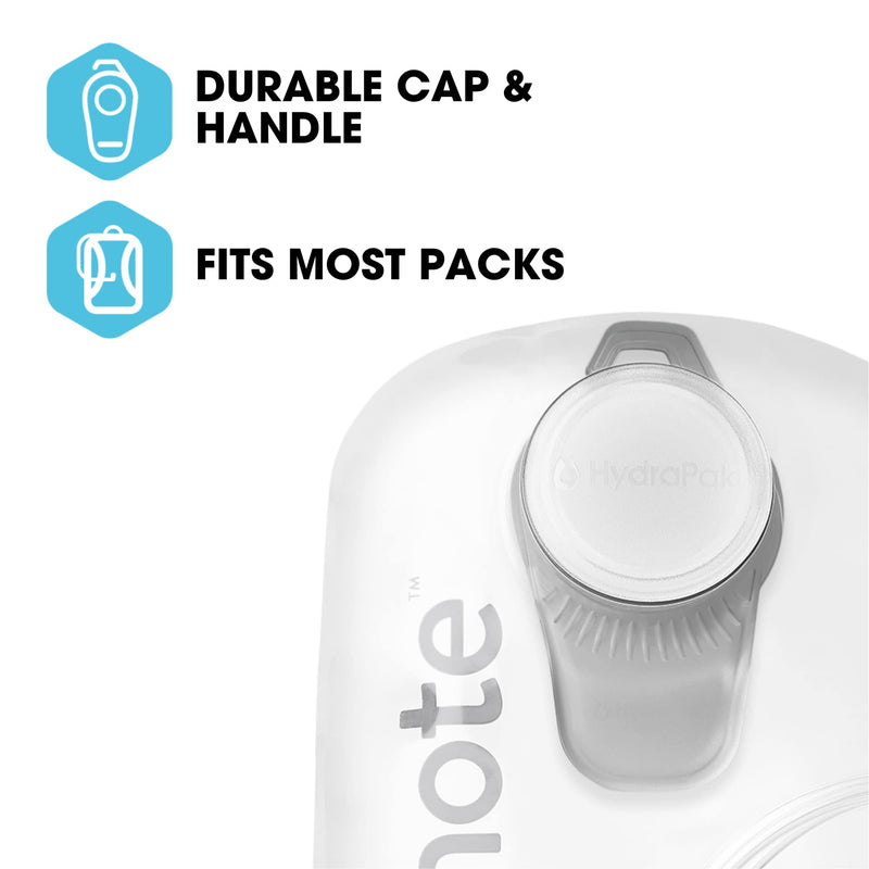 Hydrapak Cenote - Water Bladder/Reservoir for Hydration Backpacks, Made in USA, Ultralight, Fits Most Packs 2 Liter Clear - BeesActive Australia