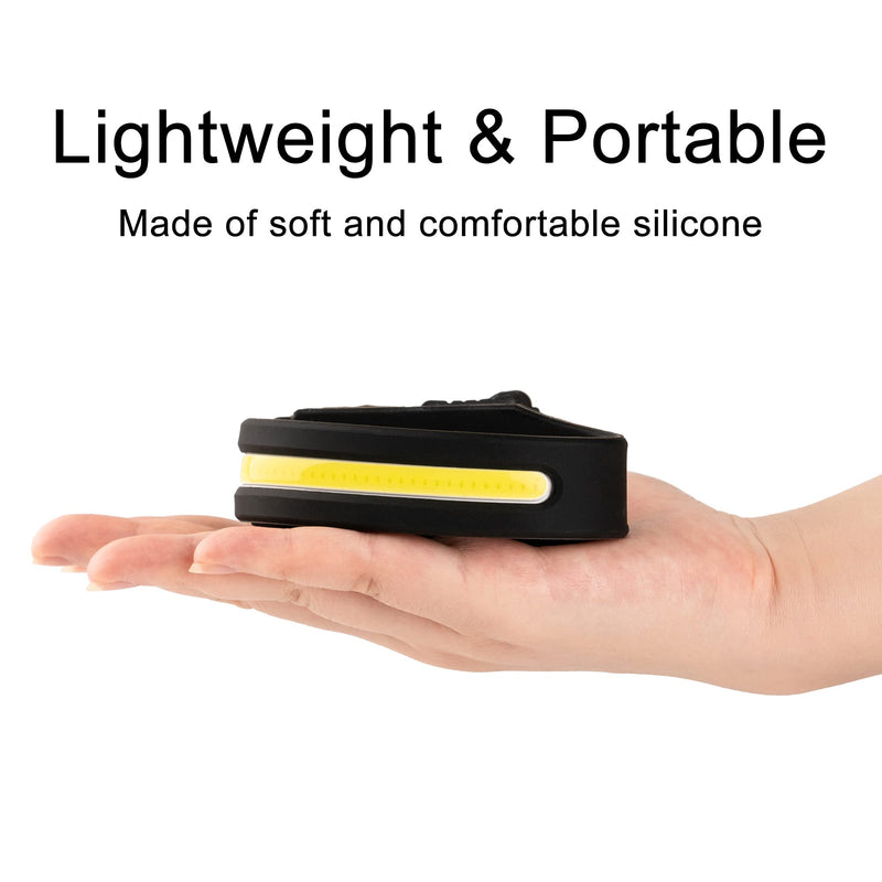 Headlamp Flashlight, 2Pack Rechargeable LED Headlamps 1200Lumens 2 COB 230°Wide Beam Headlight with Motion Sensor Bright 5 Modes Lightweight Waterproof Head Lamp for Outdoor Running, Camping Hiking Black+black - BeesActive Australia