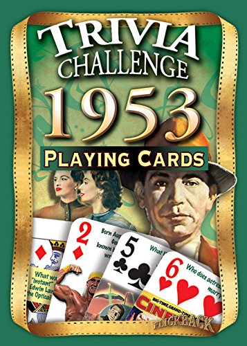 [AUSTRALIA] - Flickback Media, Inc. 1953 Trivia Playing Cards: Great Birthday 