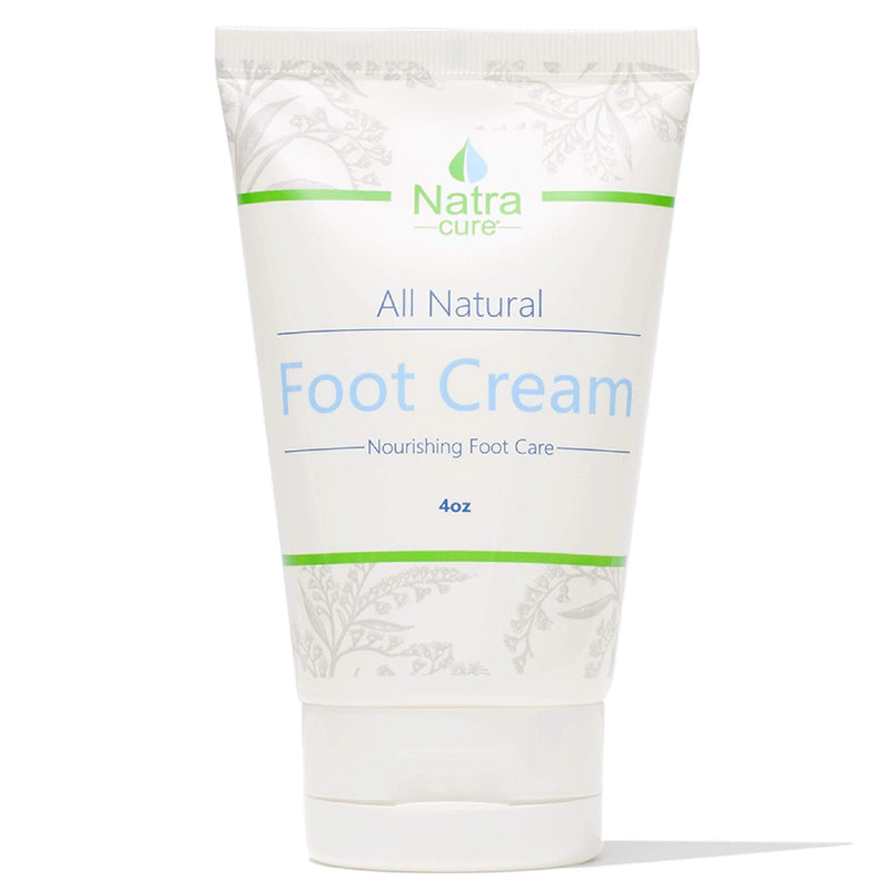 NatraCure Moisturizing Foot Cream and Lotion - 4 oz - For Cracked Feet Repair - Moisturizes & Rehydrates Dry Skin - (9920-4OZ) 4 Ounce - BeesActive Australia