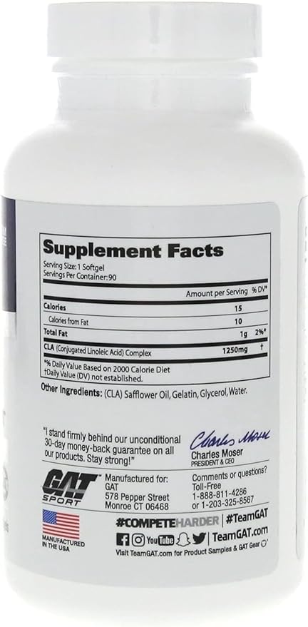 CLA 1250 90 Softgels (CLA 1250 90 Softgels) - BeesActive Australia