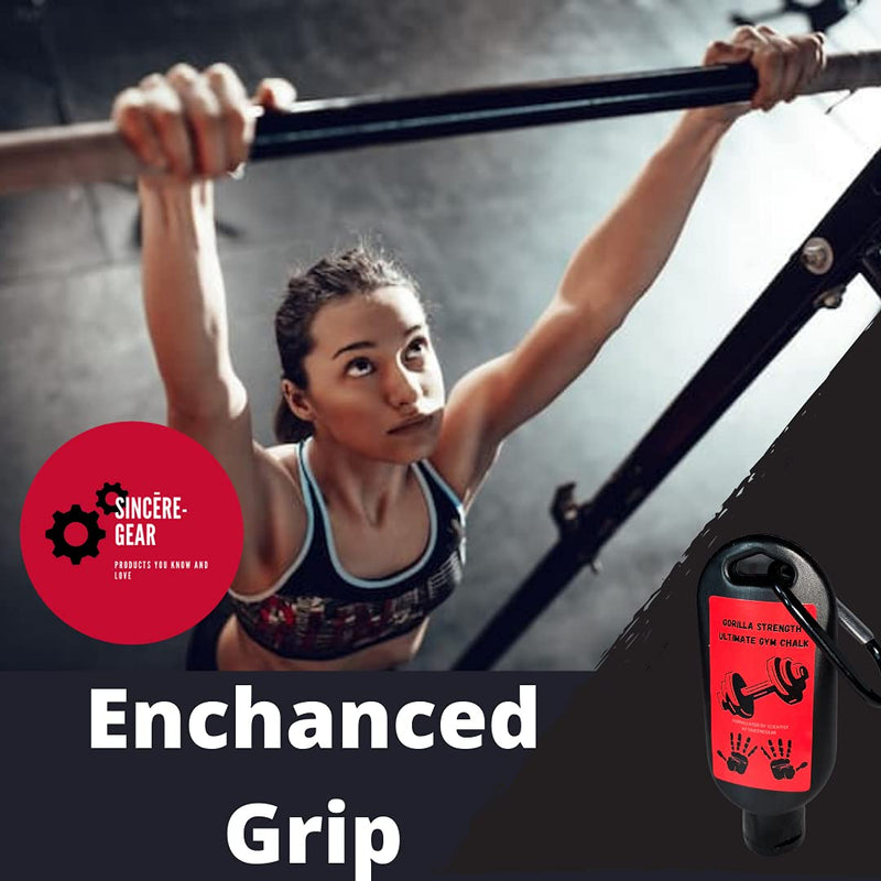 Sincere Gear Ultimate Sports Chalk Liquid Chalk for Weight Lifting, Rock Climing, Cross Training, & Powerlifting, Gym Approved Workout Chalk for Hands & Calluses 2 Pack 50ML Keychains - BeesActive Australia