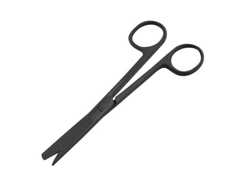 Dressing Scissors First aid Vet All-Purpose Scissors Sharp/Blunt 5"Stainless Steel Autoclavable Plasma Coated in 4 Colors (Black Coated) Black Coated - BeesActive Australia