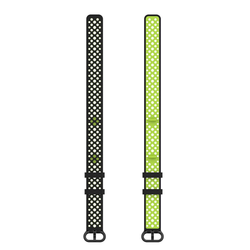 Chofit Sport Band Compatible with Amazon Halo, Soft Silicone Replacement Wrist Strap Double Color Air Holes Designer Bands Compatible for Amazon Halo Tracker (3Pack Black) 3Pack Black - BeesActive Australia