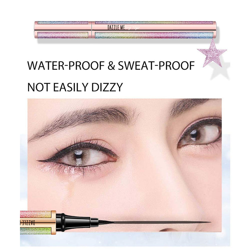 DAZZLE ME Starry Eyeliner, Waterproof Lasting Non Staining Liquid Eyeliner Pencil - BeesActive Australia