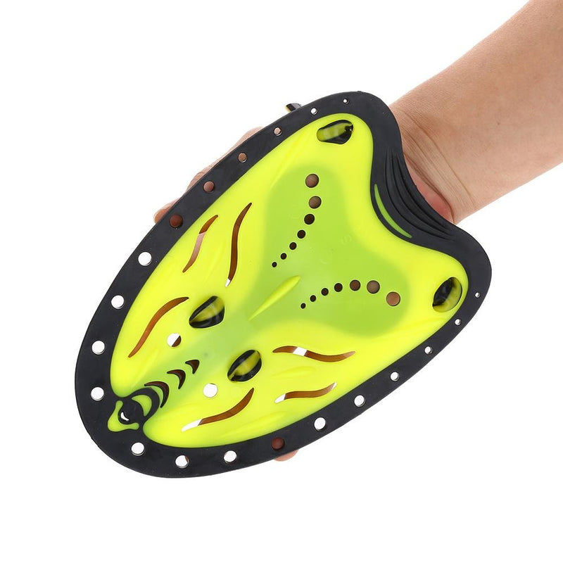 ZJchao Professional Swim Training Paddles Adjustable Diving Training Hand Fin Flippers Flat Paddles Swimming Training Aid Scuba Equipment for Men Women Children #2 - BeesActive Australia