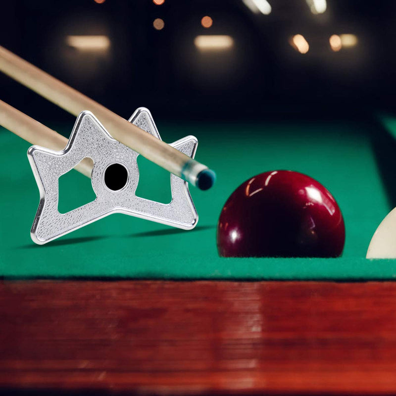 DGZZI Billiard Bridge Head Silver Aluminium Alloy Slip-On Moosehead Bridge Head for Billiard Pool Cue Stick - BeesActive Australia