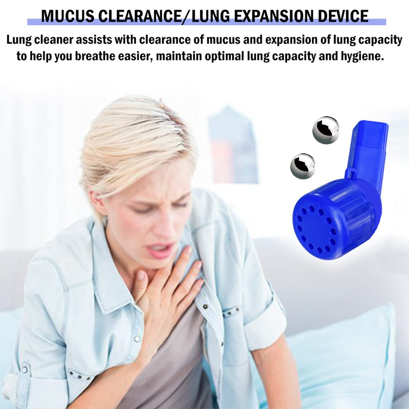 Mucus Clearance/Lung Exerciser Device,Breathing Removal Device,Exerciser & Cleanse Therapy Treatment Aid (2 Balls) - BeesActive Australia