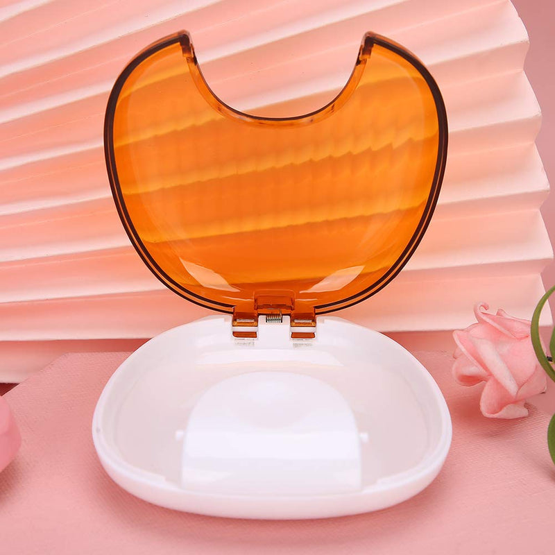 Retainer Case,Mouth Guard Case Orthodontic Retainer Case Portable Waterproof Mouthpiece Denture Box Container Denture Storage Container(1) 1 - BeesActive Australia