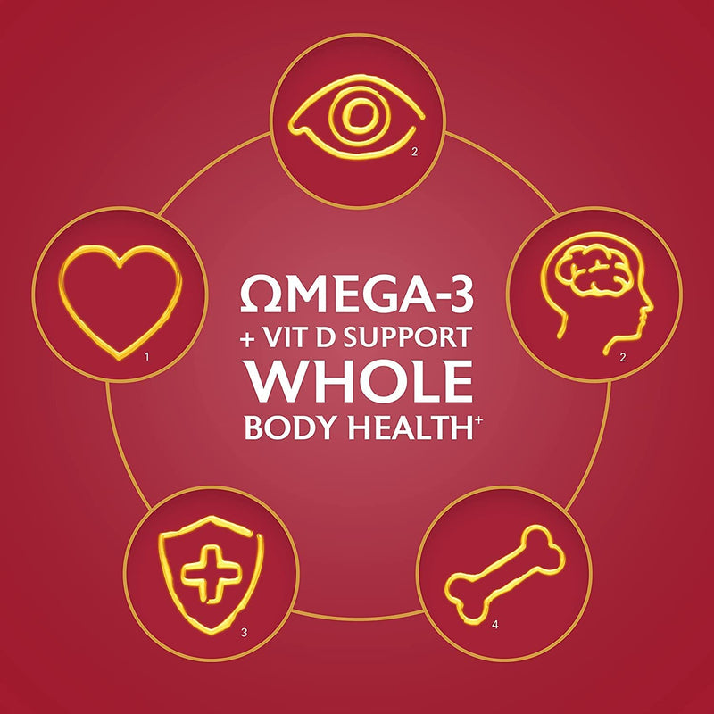 Seven Seas Omega-3 Fish Oil Immunity, 1000 mg Fish Oil + 300 mg Omega-3, 60 High Strength Tablets, 260 mg EPA & DHA & Vitamin D, With Vitamin C & Zinc, Duo Pack: 30 Capsules + 30 Tablets - BeesActive Australia