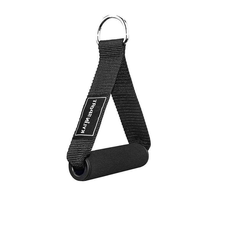 KYLIN SPORT 1 Pair of Resistance Bands Exercise Handles for Gym Heavy Duty Nylon Straps Foam Handles Replacement Fitness Equipment - BeesActive Australia