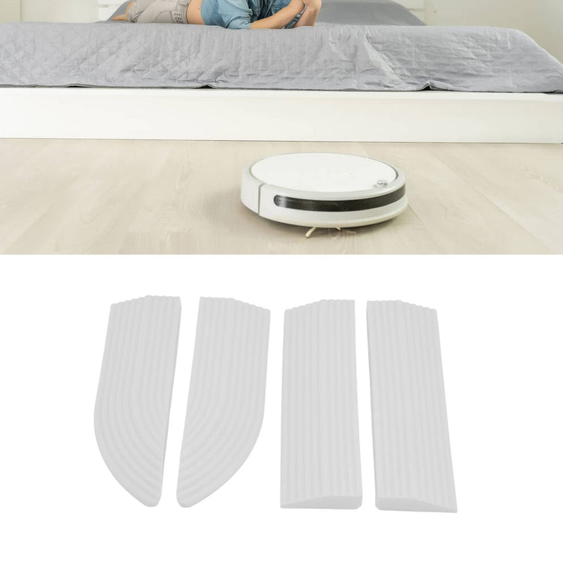 Threshold Ramp Mat Door Sill Scuff Plate Slope Strip Auxiliary Fit Used for Thresholds,Doorways and Bathroom(White) White - BeesActive Australia