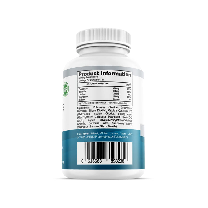 Electrolytes Complex | 240 Vegan Tablets | Electrolyte Pills with Potassium, Calcium, Magnesium & More | Keto Diet, Hydration Recovery & Salt Replacement | High Strength Electrolyte Supplement - BeesActive Australia