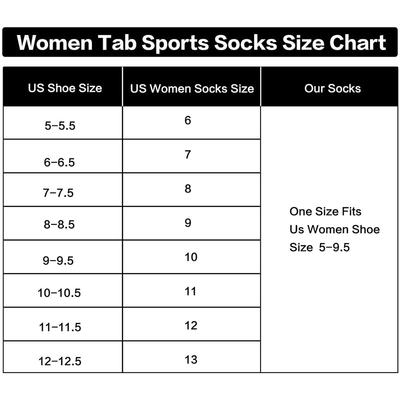 Women Ankle Athletic Socks, 6 Pairs Breathable Thin Socks, Low Cut Running Socks, Lightweight Sport Socks With Tab 6 Pairs White 6-9 - BeesActive Australia