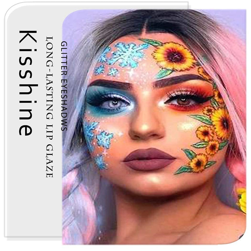 Kisshine Eyeshadow Palette Colorful 15 Shades Eyeshadow Makeup Palette Matte High Pigmented Neutral Bold Waterproof Eyes Shadow Creamy Blendable Make Up Pallet For Women and Girls Pack of 1 - BeesActive Australia