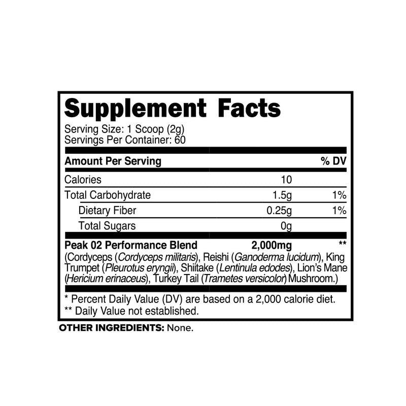 PrimaForce Peak O2 Workout Supplement, 120 grams - Proprietary Blend, Non-GMO, Vegan and Gluten Free - BeesActive Australia