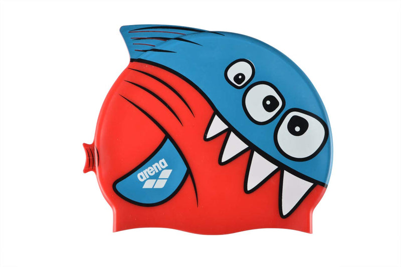 [AUSTRALIA] - arena AWT Youth Fish Swim Cap Red 